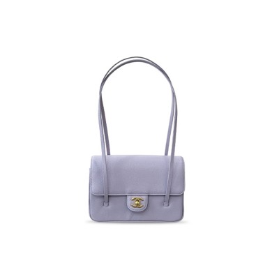 CHANEL MASTER PREPPY COCO CLUTCH WITH STRAPS LIGHT PURPLE SHINY CAVIAR BRUSHED GOLD HARDWARE AS6130 (22*15*5cm) CHANEL MASTER PREPPY COCO CLUTCH WITH STRAPS LIGHT PURPLE SHINY CAVIAR BRUSHED GOLD HARDWARE AS6130 (22*15*5cm)